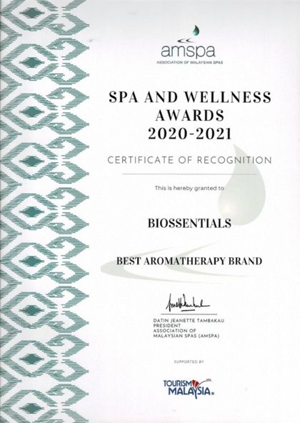 AMSPA Spa & Wellness Awards 2020–2021